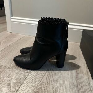 CoachTerence Scallop Soft Calf Leather Booties